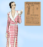 Butterick 3854: 1930s Uncut Misses Street Dress Size 34 B Vintage Sewing Pattern