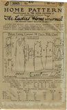 Ladies Home Journal 3065: 1920s Uncut Misses Day Dress Vintage Sewing Pattern 40B
