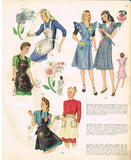 1940s Vintage McCall Counter Catalog Septemer 1944 Pattern Book Digital Download