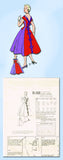 1950s Vintage Modes Royale Sewing Pattern D-169 Uncut Misses Cocktail Dress 32 B