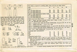 1950s Vintage Simplicity Sewing Pattern 1519 Uncut Misses Slender Day Dress 32 B