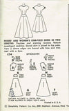 1950s Vintage Simplicity Sewing Pattern 1134 Uncut Misses' Cocktail Dress Sz 16