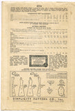 Simplicity 3514: 1940s Stunning WWII Street Dress Sz 32 B Vintage Sewing Pattern