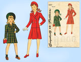 Simplicity 4357: 1940s Stylish WWII Girls Suit Size 12 Vintage Sewing Pattern