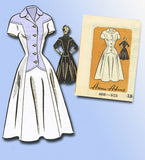 1950s Vintage Anne Adams Sewing Pattern 4616 Uncut Misses Dress Size 18 36B
