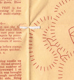 1960s VTG Aunt Martha's Embroidery Transfer 3124 Uncut Happy Kitten Tea Towels