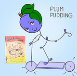 1960s Vintage Aunt Martha's Embroidery Transfer 3498 Uncut Punny Anthro Fruit  - Vintage4me2