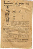 Butterick 2152: 1920s Rare Uncut Misses Dress Sz 36 Bust Vintage Sewing Pattern