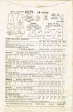 Butterick 8075: 1930s Cute Toddler Twins Suit Size 5 Vintage Sewing Pattern
