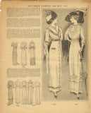 Digital Download Butterick Fashion Flyer May 1911 Victorian Sewing Pattern Catalog