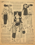 Digital Download Butterick Fashion Flyer December 1919 Edwardian Sewing Pattern Catalog
