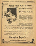 Digital Download Butterick Fashion Flyer December 1919 Edwardian Sewing Pattern Catalog