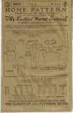 Ladies Home Journal 3808: 1920s Uncut Girls Winter Coat Vintage Sewing Pattern Sz 10