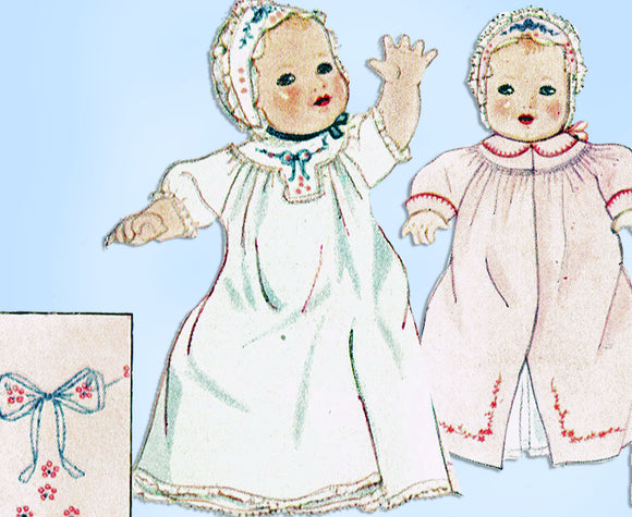 McCall 102: 1930s Bubbles & Babykin Patsy Doll Clothes Vintage Sewing Pattern - Vintage4me2