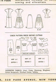 1950s Vintage McCalls Sewing Pattern 3182 Uncut Misses Two Piece Dress Sz 12 30B