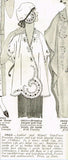 McCall 3851: 1920s Uncut Misses Dressing Gown & Cap MED Vintage Sewing Pattern