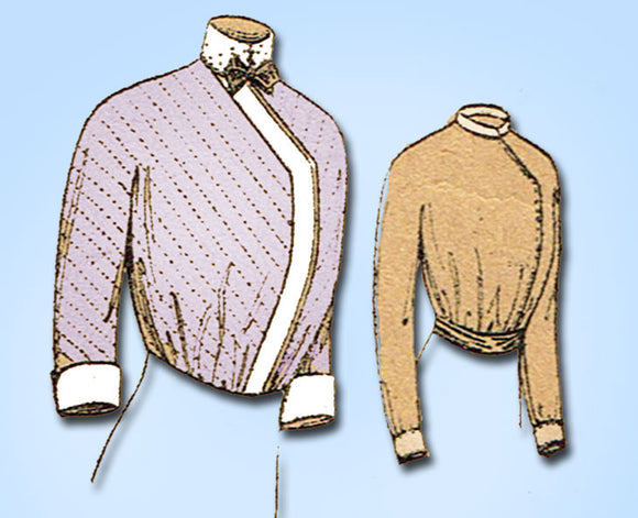 1910s Vintage Misses Victorian Shirtwaist Uncut McCall Sewing Pattern 4279 38B - Vintage4me2