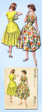 1950s Vintage McCalls Sewing Pattern 4362 Misses Empire Waist Dress Sz 31.5 Bust