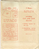 1940s Vintage McCall Sewing Pattern 6600-3 Uncut Peggy Fashion Doll Clothes