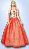 1940s Vintage McCall Sewing Pattern 6600-3 Uncut Peggy Fashion Doll Clothes