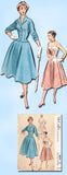 1950s Vintage Misses Sun Dress & Jacket 1952 McCall's 8976 Sewing Pattern Sz 12