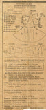 1940s Vintage Marian Martin Sewing Pattern 9179 Misses Scalloped Dress Sz 18 36B - Vintage4me2