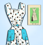 1950s Vintage Marian Martin Sewing Pattern 9344 Uncut Sun Dress Size Size 34 B