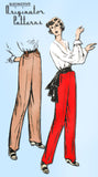 1940s Very Rare Originator Designer Pattern 397 Uncut Misses Trousers Shorts 24W - Vintage4me2