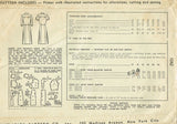 1940s Vintage Simplicity Sewing Pattern 1042 Uncut WWII Shirtwaist Dress Sz 32B