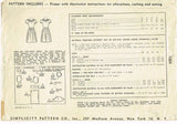 1940s Vintage Simplicity Sewing Pattern 1064 Easy Teen Misses Dress Sz 32 B