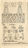 1950s Vintage Simplicity Sewing Pattern 1092 Misses Cocktail Dress Size 12 30B