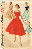 1950s Vintage Simplicity Sewing Pattern 1161 Uncut Misses Princess Dress Sz 13