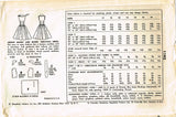 1950s Vintage Simplicity Sewing Pattern 1192 Misses Rockabilly Party Dress 32 B