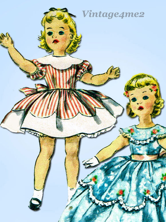 1950s Vintage Simplicity Sewing Pattern 1336 Uncut 18in Sweet Sue Doll Clothes