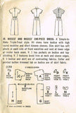 1950s Vintage Simplicity Sewing Pattern 2139 Misses Simple to Make Dress 31.5 B