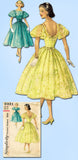 1950s Vintage Simplicity Sewing Pattern 2321 Uncut Misses Prom Dress Sz 12 32B