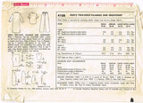 1950s Original Vintage Simplicity Pattern 4108 Men's Pajamas and Nightshirt MED