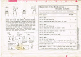 1960s Vintage Simplicity Sewing Pattern 4213 Misses Apron Set w Trans Fits All