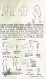 1950s Vintage Simplicity Sewing Pattern 4464 Uncut Misses Blouse and Pants Sz 12