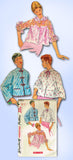 1950s Vintage Misses Bedjacket Uncut 1954 Simplicity Sewing Pattern 4935 Sz 12