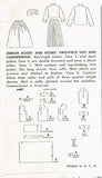 1950s Vintage Misses Suit Uncut 1952 Simplicity Sewing Pattern 8487 Size 16
