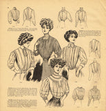 Digital Download Butterick Fashion Flyer June 1908 Small Sewing Pattern Catalog