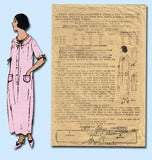 1900s Antique Superior Pattern 9803 Plus Size Ladies Victorian Nightgown 44 Bust - Vintage4me2