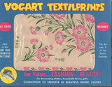 1950s Pretty Carnations Vogart Textilprints 440 Color Hot Iron Transfer Uncut -Vintage4me2