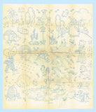 1940s Vintage Vogart Embroidery Transfer 145 Uncut On the Farm Motifs for Kids - Vintage4me2
