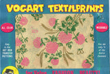 1950s Color Vintage Vogart 493 Florals Uncut Original No Sew Textilprint Transfer