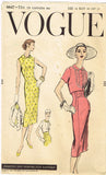 1950s Vintage Vogue Sewing Pattern 8847 Misses Wiggle Dress & Jacket Size 16