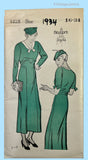 Ladies Home Journal 1228: 1930s Uncut Misses Street Dress 34 B Vintage Sewing Pattern