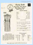Mail Order Pattern 1630 Front