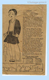1920s Vintage Mail Order Sewing Pattern 1895 Little Girls Flapper Dress Sz 8